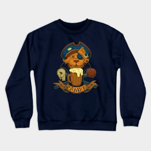 Pirate cat Crewneck Sweatshirt